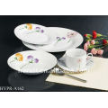 2014 Hot Sale Porcelain Dinner Sets,Beautiful Lotus Flower Decal Ceramic Dinnerware Set,High Quality Home & Garden Tableware